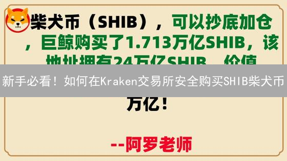 新手必看！如何在Kraken交易所安全购买SHIB柴犬币？